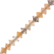 3x2mm Round faceted gemstone - Peach Moonstone x20|raw }}