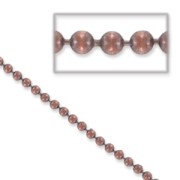 Ball chain 2mm Old copper tone x 1m|raw }}