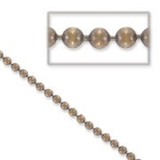 Ball chain 2mm Bronze tone x 1m|raw }}