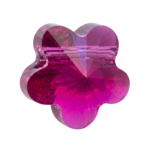 PureCrystal 5744 Flower 6mm Fuchsia x1