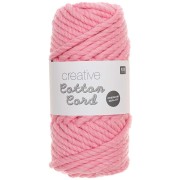 6mm Macrame Cotton Cord - Creative Cotton - Pink x25m