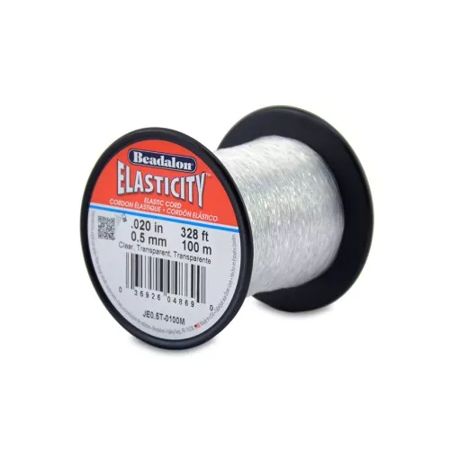 Elasticity wire 0.5 mm - Transparent x100m