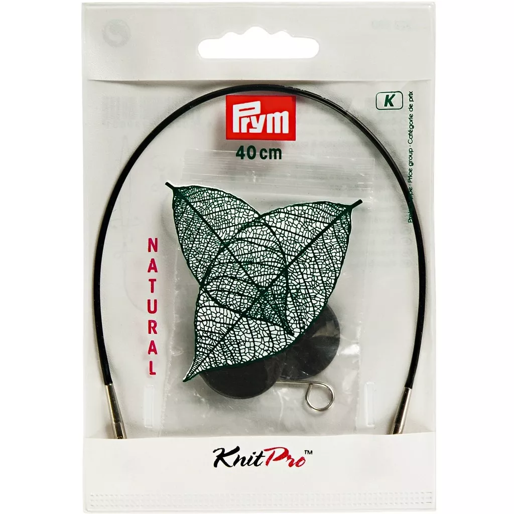 40cm Prym Interchangeable Knitting Needle Cord and Accessories x1