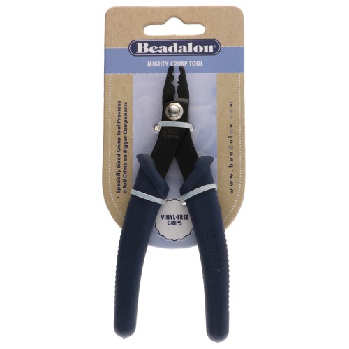 Mighty Beadalon crushable bead tongs - Blue x1