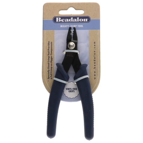 Mighty Beadalon crushable bead tongs - Blue x1
