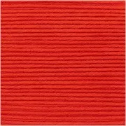 Essentials Organic Cotton Aran - Red x 50g