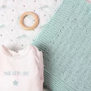 Essentials Organic Cotton Aran - Red x 50g