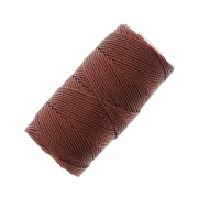 0.4mm C-LON Fine Weight Bead Cord - Brown x45m