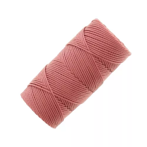 0.4mm C-LON Fine Weight Bead Cord - Copper rose x45m