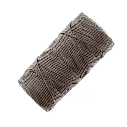 0.4mm C-LON Fine Weight Bead Cord - Cocoa x45m