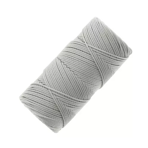 0.4mm C-LON Fine Weight Bead Cord - Argentum x124m
