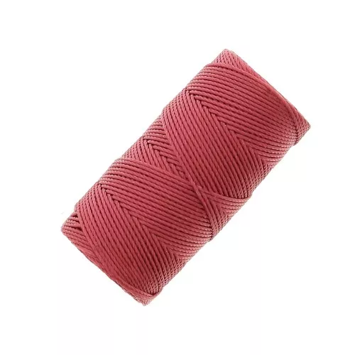 0.4mm C-LON Fine Weight Bead Cord - Venetian red x45m