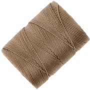 0.4mm C-LON Fine Weight Bead Cord - Sable x124m