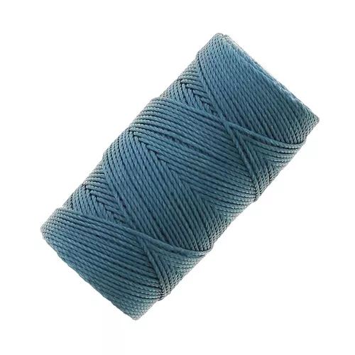 0.4mm C-LON Fine Weight Bead Cord - Peacock x45m