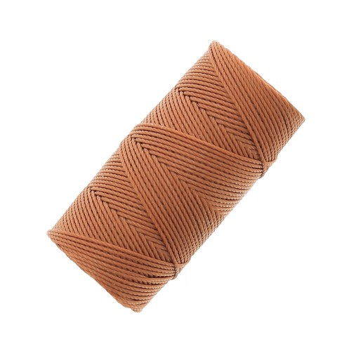 0.4mm C-LON Fine Weight Bead Cord - Nutmeg x45m
