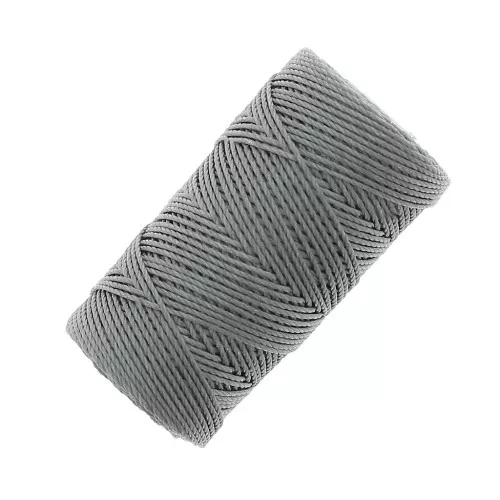 0.4mm C-LON Fine Weight Bead Cord - Gray x45m
