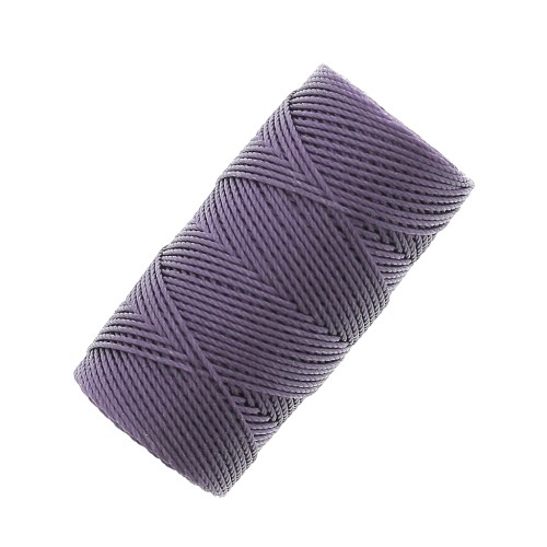 0.4mm C-LON Fine Weight Bead Cord - French lilac x45m