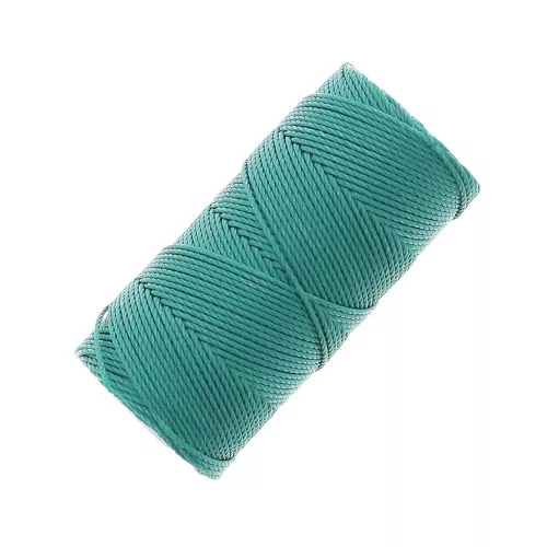 0.4mm C-LON Fine Weight Bead Cord - Teal x124m