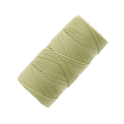 0.4mm C-LON Fine Weight Bead Cord - Peridot x45m