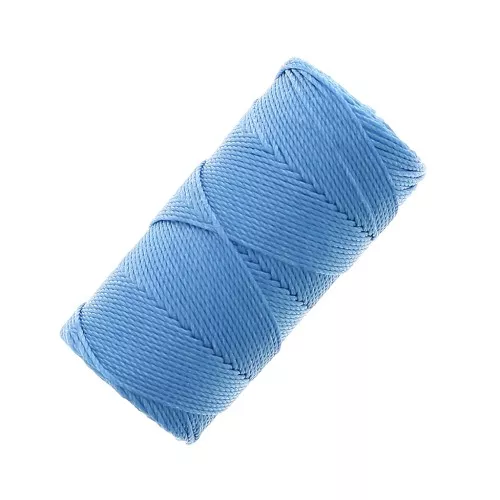 0.4mm C-LON Fine Weight Bead Cord - Caribbean blue x45m