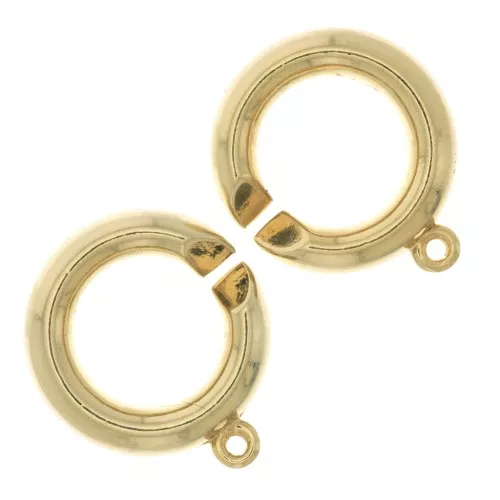 37mm Handcuff Clasp - Gold Tone x1
