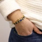 Linhasita waxed thread spool for micro macramé 1.2 mm - Copper (Cobre) x164m