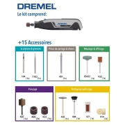 DREMEL® Lite 7760 - Cordless precision multi-tool - 15 accessories x1
