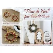 2.5x3mm Minos® by Puca® - Blue Green Opal Gold Splash x5g