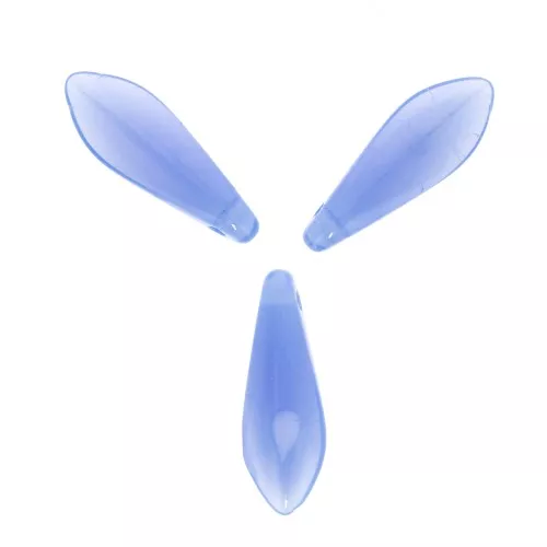 5x16mm Glass Dagger - Light Sapphire Opal x50