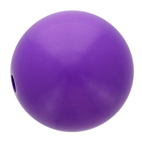 Polaris round bead Opaque 10mm Purple x1