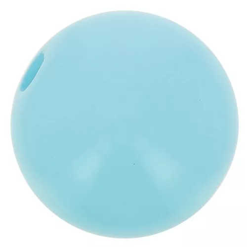 Polaris round bead Opaque 10mm Light Turquoise x1
