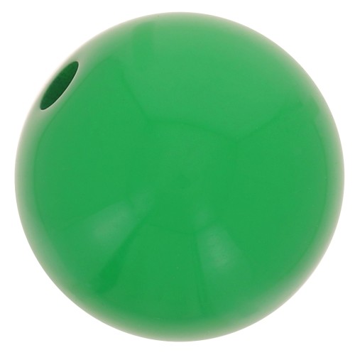 Polaris round bead Opaque 10mm Fern Green x1
