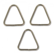Triangle Jumprings open 15x15x1mm Bronze tone x50|raw }}