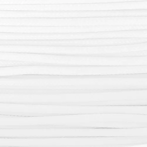 2mm Polyester lace cord - White x1m