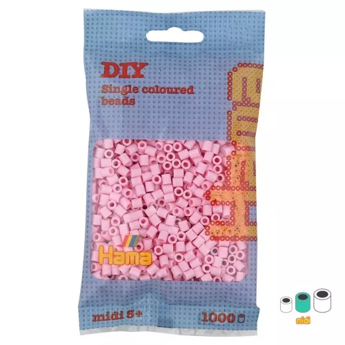 5mm Hama MIDI beads - Tender Pink (n°95) x1000