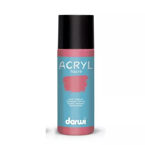 Pearlescent Acrylic Paint Darwi - Red x80 ml