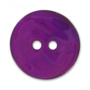 Mother-of-Pearl Button 18mm Amethyst x1