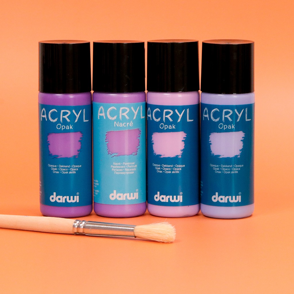 Darwi Opaque Acrylic Paint Carmine x80 ml Perles & Co