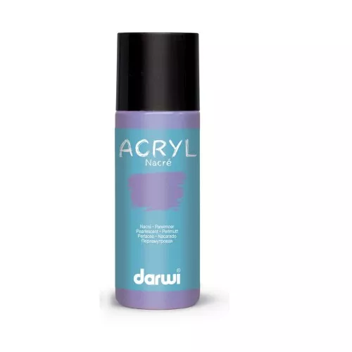 Pearlescent Acrylic Paint Darwi - Lilac x80 ml