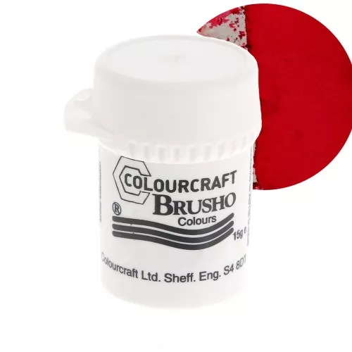 Brusho Colours Watercolour Pigment Powder - Brillant Red x15 g