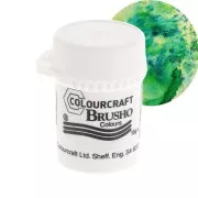 Brusho Colours Watercolour Pigment Powder - Leaf Green x15 g