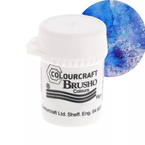 Brusho Colours Watercolour Pigment Powder - Cobalt Blue x15 g