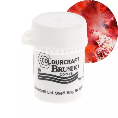 Brusho Colours Watercolour Pigment Powder - Terracotta x15 g