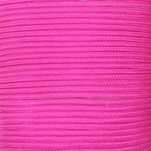 Jade thread / Braided nylon thread, 0.8 mm, Neon Pink x2.90 m