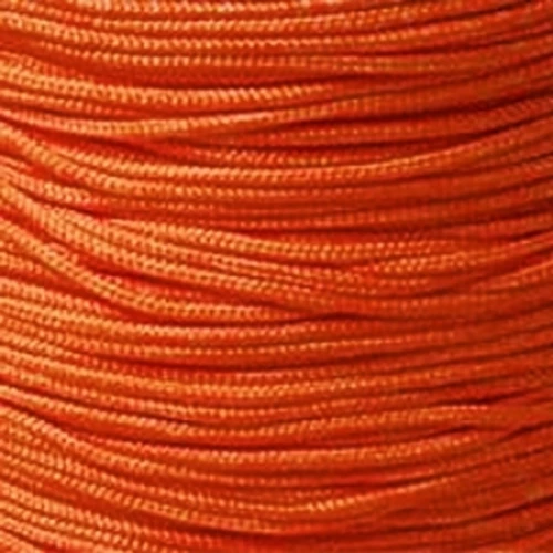 Braided nylon thread 0.8mm Orange x5 m