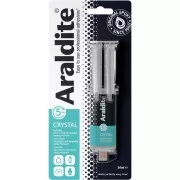 Araldite Crystal Adhesive - Two component - Fast setting x24ml