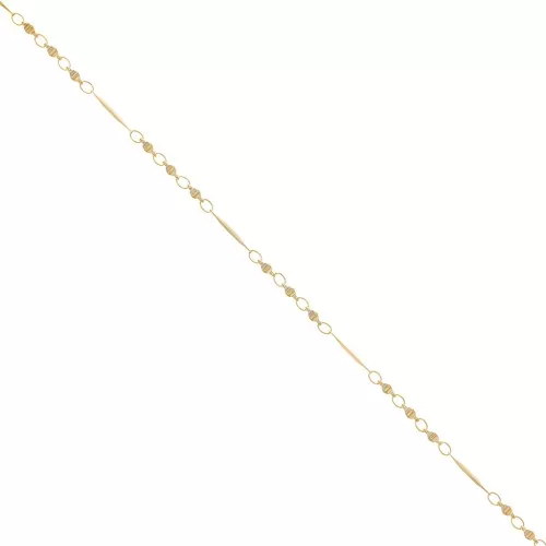 Chain with 2.6mm bars and spacers - gold tone x50cm