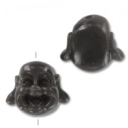 Buddha's head 12mm Black x1|raw }}