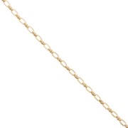 4.8mm Fancy Rectangle Rounded Chain - Gold Tone x50cm