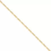 0.6mm 316L stainless steel Paloma mesh chain - gold tone x50cm